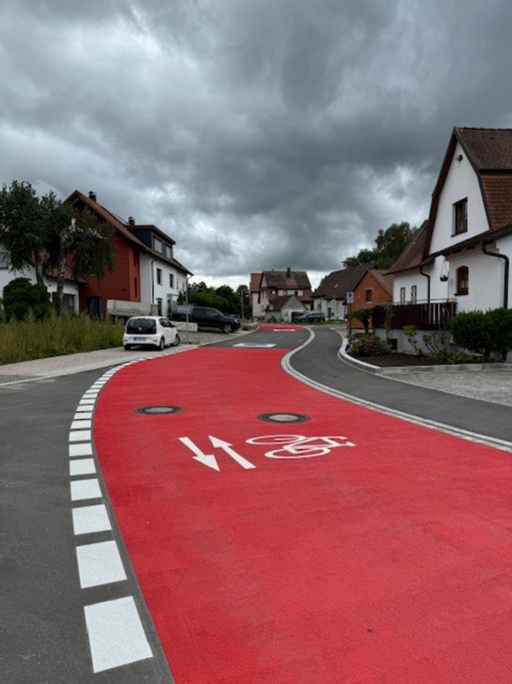 Fahrradstraße in Ochsenhausen